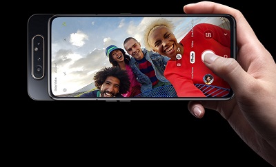 Camera selfie với chất lượng hình ảnh cực đỉnh trên Samsung Galaxy A80