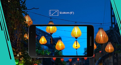 Màn hình 5 inch sắc nét của Samsung Galaxy J2 Core