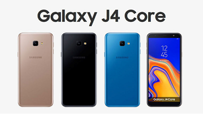 Samsung Galaxy J4 Core với 3 màu sắc nổi bật