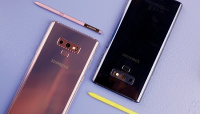 Cụm camera kép trên điện thoại Samsung Galaxy Note 9