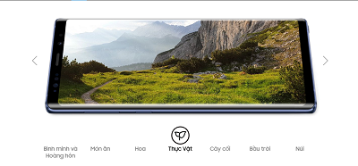 Tính năng tối ưu hóa cảnh trên điện thoại Samsung Galaxy Note 9