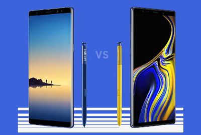 So sánh giữa Samsung Galxy Note 9 và Note 8