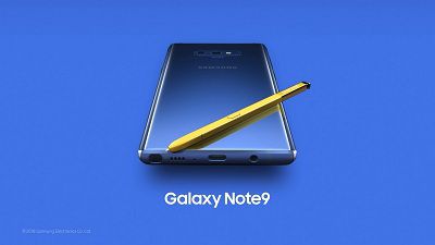 Bút Spen trên điện thoại Samsung Galaxy Note 9