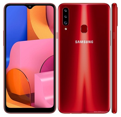 Tổng quan thiết kế chung của điện thoại Samsung Galaxy A20s