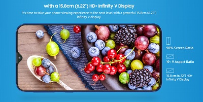 Công nghệ Infinity-V trên dòng điện thoại Samsung Galaxy M20