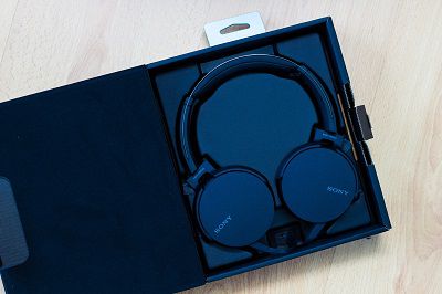 Sony MDR-XB550AP được thiết kế đảm bảo khi vận chuyển.