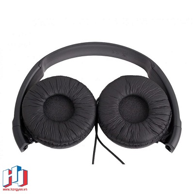 Phần ear-pads của Sony MDR-ZX110AP được thiết kế khá nhăn nheo.