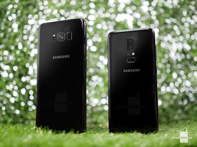 Galaxy S9 với máy ảnh kép và máy quét vân tay gắn ở giữa, gắn phía sau