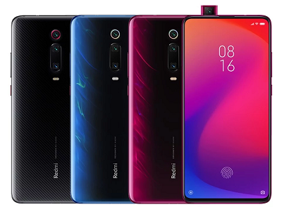 Với 3 màu sắc : Đen, Xanh, Đỏ trên điện thoại Xiaomi Mi 9T