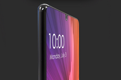 Xiaomi Mi 7 Với đường viền được vóc cong tinh tế.