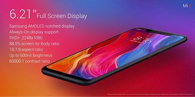 Điện thoại Xiaomi Mi 8 Pro