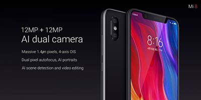 Điện thoại Xiaomi Mi 8