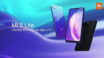 Điện thoại Xiaomi Mi 8 Lite