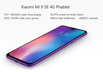 Sở hữu một kích thước lớn trên Xiaomi Mi 9 SE