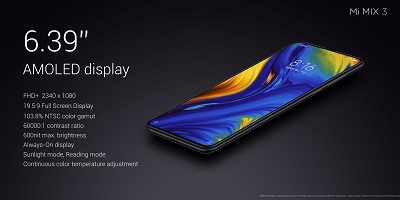 Điện thoại Xiaomi Mi Mix 3