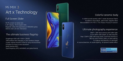 Điện thoại Xiaomi Mi Mix 3