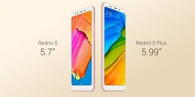 Bộ đôi vừa ra mắt Xiaomi Redmi 5 và 5 Plus