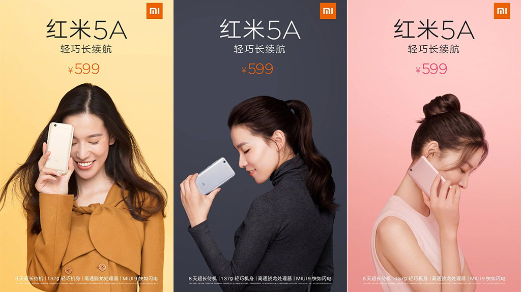 Xiaomi Redmi 5A ra mắt