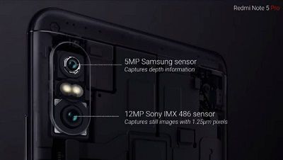 Camera Xiaomi Redmi Note 5 Dual Camera AI