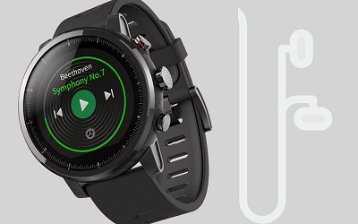 Hỗ trợ bộ nhớ trong 4GB cho phép chép nhạc trên Xiaomi Amazfit Stratos 2