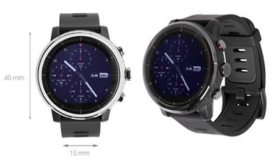 Độ hiển thị trên màn hình của Xiaomi Amazfit Stratos 2 sắc nét