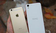 HTC Desire Eye đọ dáng iPhone 6 và One M8