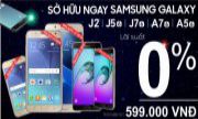 TRẢ GÓP LÃI SUẤT 0% ĐIỆN THOẠI SAMSUNG J2, J5/J7 2016 VÀ SAMSUNG GALAXY NOTE 7