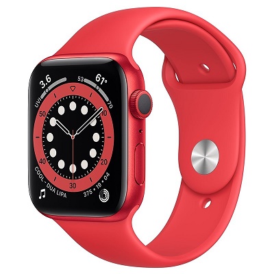 Apple Watch Series 6 GPS 44mm Viền Nhôm Dây Cao Su - Chính hãng VN/A