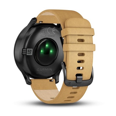 Garmin Vivomove HR Premium Black Tan