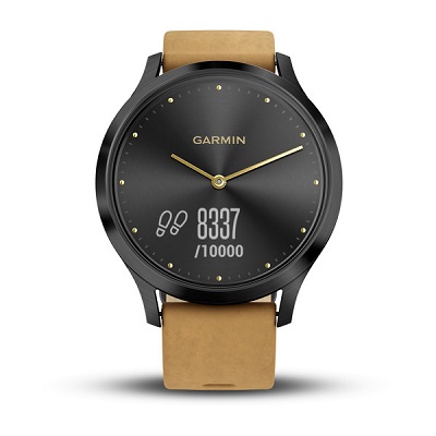 Garmin Vivomove HR Premium Black Tan