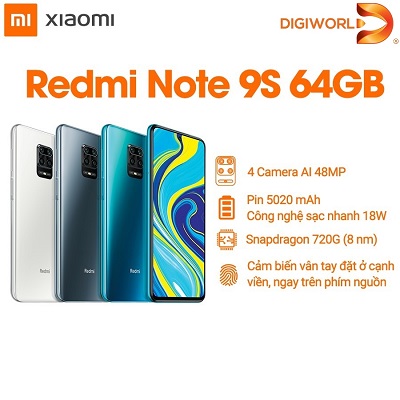 Xiaomi Redmi Note 9S 4GB-64GB