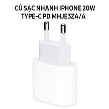 Sạc nhanh Apple iPhone 20W Type-C MHJE3ZA